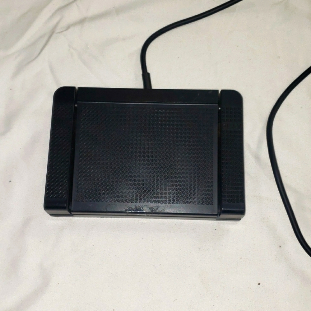 Sanyo Foot Control Model FS-92 Transcriber Pedal 2-Button